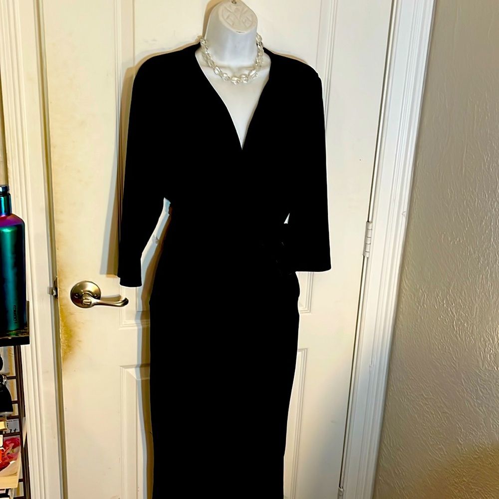 Chicos Black Velvet Jumpsuit